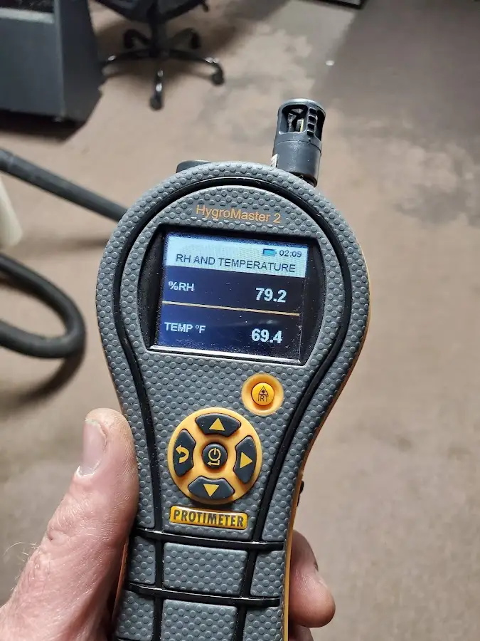 Moisture meter humidity assessment for Mold Remediation & Removal in Schroeppel